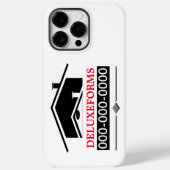 Black Roof Case-Mate iPhone Hülle (Rückseite)