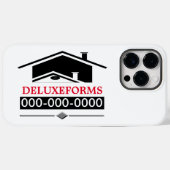 Black Roof Case-Mate iPhone Hülle (Rückseite (Horizontal))