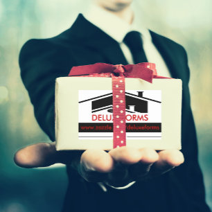 Black Roof Rechteckiger Aufkleber