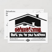 Black Roof Vielen Dank Postkarte (Vorne/Hinten)