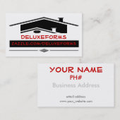 Black Roof Visitenkarte (Vorne/Hinten)