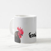 Black Rooster - Good Morning - Anpassbar Kaffeetasse (Vorderseite Links)