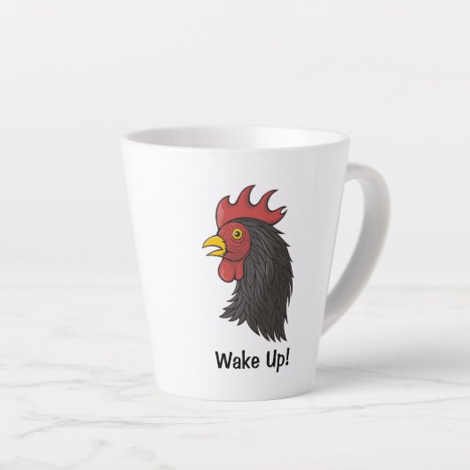 Black Rooster Milchtasse (Rechte Ecke)