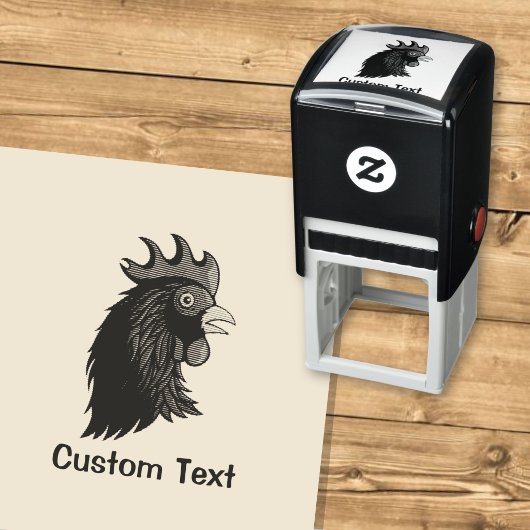 Black Rooster Permastempel