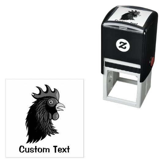 Black Rooster Permastempel (Beispiel)