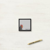 Black Rooster Post-it Klebezettel (Auf Schreibtisch)