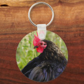 Black Rooster Schlüsselanhänger (Vorderseite)