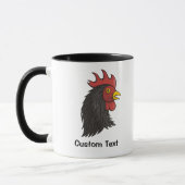 Black Rooster Tasse (Links)