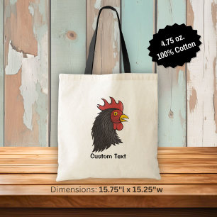 Black Rooster Tragetasche