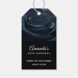 Black Rose Blume Dark Gothday Vielen Dank Geschenkanhänger