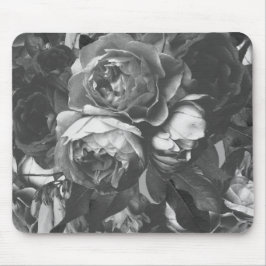 Black Rose Bouquet Mousepad