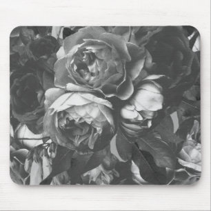 Black Rose Bouquet Mousepad