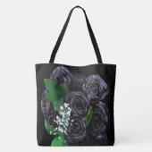 Black Rose Bouquet Tasche (Rückseite)
