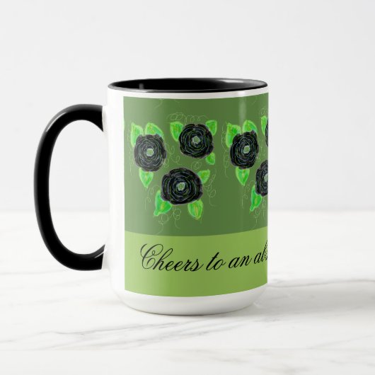 Black Rose Coffee Tasse (Links)