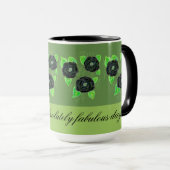 Black Rose Coffee Tasse (VorderseiteRechts)
