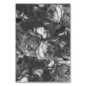 Black Rose Gold Bouquet Tischnummern (Rückseite)