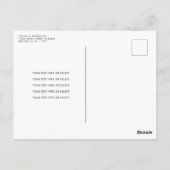 Black Rose Gold Glitzer Ballon jedes Alter Geburts Postkarte (Rückseite)