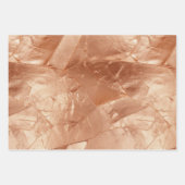 Black Rose Gold Zebra Glitzer Geschenkpapier Set (Vorderseite 3)