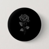 Black Rose Graphic Premium Tri-blend  Button (Vorderseite)