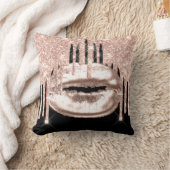 Black Rose Spark Mermaid Kiss Bride 16. Kissen (Decke)