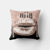 Black Rose Spark Mermaid Kiss Bride 16. Kissen (Rückseite)