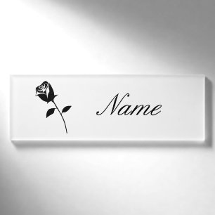 Black Rose Valentine Blume Thunder_Cove Namenschild