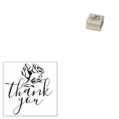 Black Rose Vielen Dank Gummistempel (Stempel)
