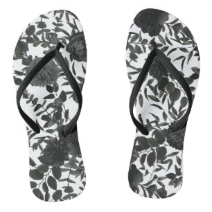 Black Rose Wedding Gothic Badesandalen