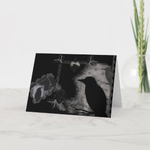 Black Roses and Ravens Card Karte
