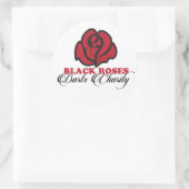 Black Roses Darts Charity Sticker (Tasche)