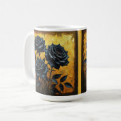 Black Roses Kaffeetasse (Vorderseite Links)