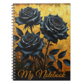 Black Roses Notizblock (Vorderseite)
