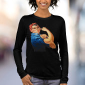 Black Rosie das Riveter-Shirt Tri-Blend Shirt
