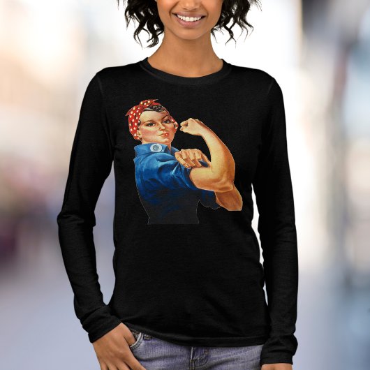 Black Rosie das Riveter-Shirt Tri-Blend Shirt