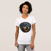Black Rottweiler T-Shirt (Vorne ganz)