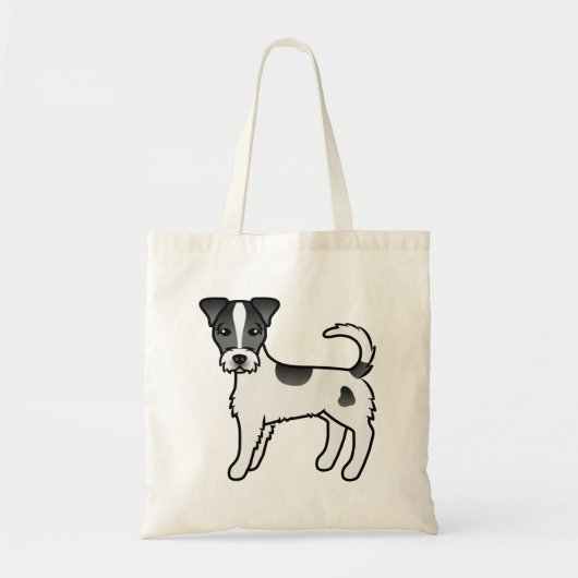 Black Rough Coat Parson Russell Terrier Dog Tragetasche (Vorne)