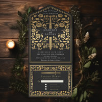 Black Royal Medieval Sword Wedding