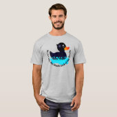 Black Rubber Duck - 'Black Ente of the family' T-Shirt (Vorne ganz)