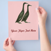 Black Runner Ducks Flyer (Hand)