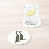 Black Runner Ducks Getränkeuntersetzer (Seite)