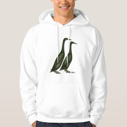 Black Runner Ducks Hoodie (Vorderseite)