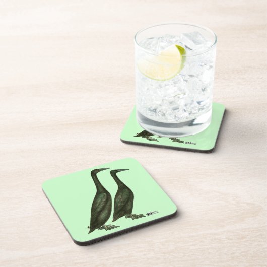 Black Runner Ducks Untersetzer (Rechte Seite)