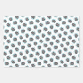 Black Russian Terrier BRT RBT Malerei Haustier Hun Geschenkpapier Set (Vorderseite 2)