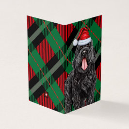 Black Russian Terrier Dog Holiday Kariert Weihnach