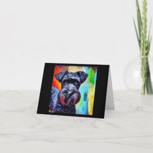Black Russian Terrier Dog Karte