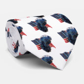 Black Russian Terrier Flag Krawatte (Gerollt)