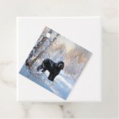 Black Russian Terrier Let It Snow Weihnachten Geschenkanhänger (Beispiel)