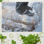 Black Russian Terrier Let It Snow Weihnachten Geschirrtuch (Gefaltet)