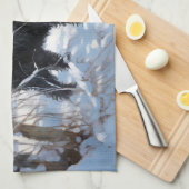 Black Russian Terrier Let It Snow Weihnachten Geschirrtuch (Viertel Falte)