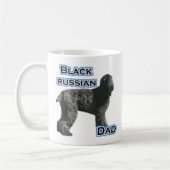 Black Russian Terrier Vater 4 Kaffeetasse (Links)